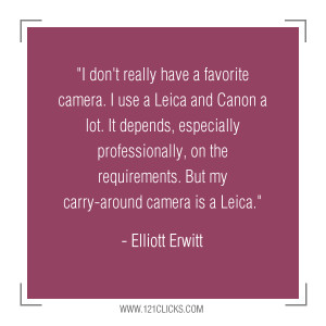 ... Inspiring Photography Quotes from Master Photographer Elliott Erwitt