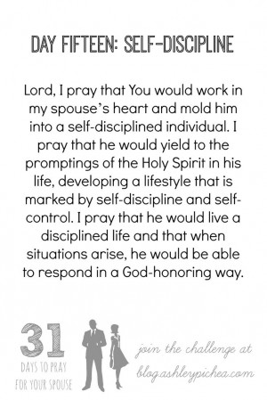 this prayer for my spouse from the 31 Days to Pray for Your Spouse ...