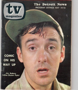 Andy Griffith Show regional TV Guide Jim Nabors Gomer Pyle May 10 ...