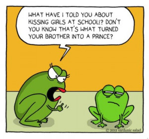Cartoon: Mother knows best (medium) by sardonic salad tagged frog ...