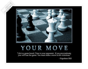 Life is a game board quote