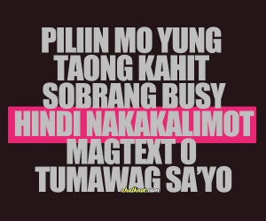 Related to Love Text Quotes | Tagalog Banat Quotes | Valentines Day