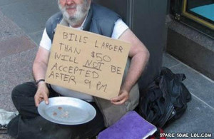 Homeless People With Funny Homeless Signs And Quotes