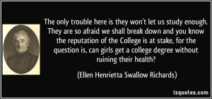 More Ellen Henrietta Swallow Richards Quotes