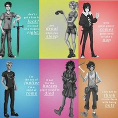 Heroes of Olympus: Jason, Leo, Nico, Annabeth, Percy, Hazel (quotes)