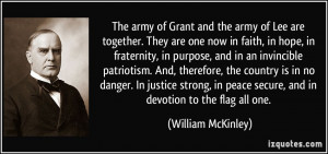 ... invincible patriotism. And, therefore, the country is in no danger. In