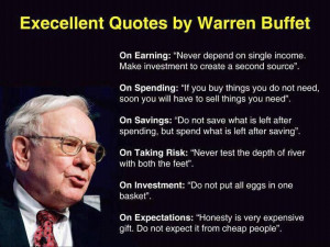 Excellent Quotes by Warren Buffet