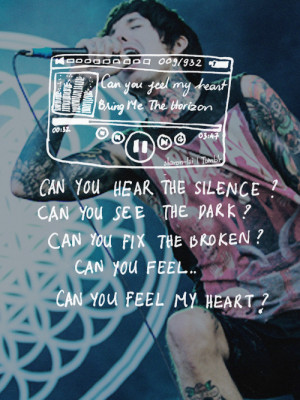 Haunting songs: Can You Feel My Heart - Bring Me The Horizon