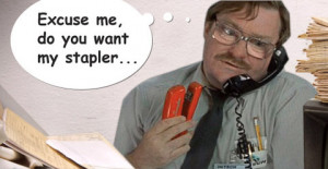 Win Milton’s Red Swingline Stapler! by Jessica Hodges