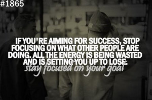 Inspirational Quote: If You’re Aiming For Success