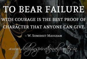 ... best proof of character that anyone can give. ~ W. Somerset Maugham
