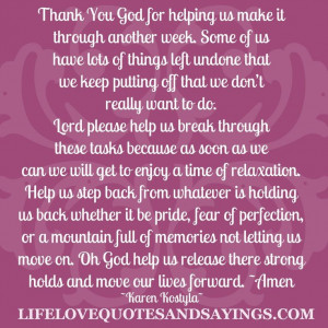 Thank You God Quotes And Sayings