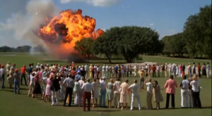 Carl's solution to rid the Bushwood golf course of gophers is to place ...