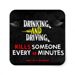 Anti-Drinking & Driving Stickers
