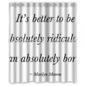 Shower Curtains with Quotes