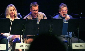 Lawrence, Fassbender and Patton Oswalt. Photograph: R Chiang/R Chiang ...