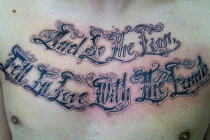 28 Intriguing Chest Tattoo Quotes - 14
