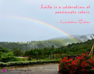 Inspiring quote #rainbow