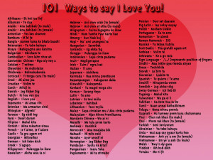 love you 100 ways to say i love you ways to say i love you