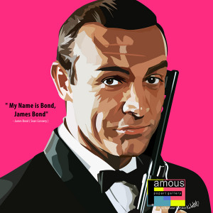 james bond quote £ 14 00 james bond quote sean connery my name is ...