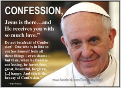 utter silence of reporters when Pope Francis said “Go to Confession ...