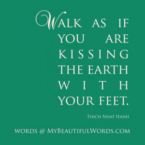 ... to share some of my favorite quotes from Thich Nhat Hanh with you