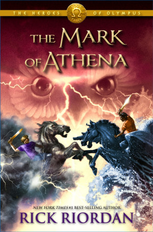 ... new cover for the next Heroes of Olympus books, The Mark of Athena