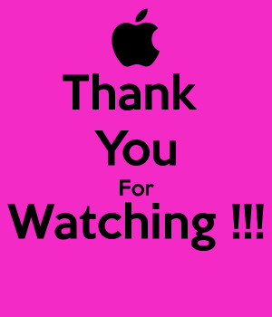 Thank You For Watching !!!