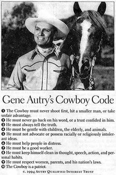Gene Autry's Cowboy Code-SR More