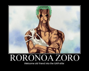 ZOROOOOOO from ONE PIECE!!! he's the best! :]