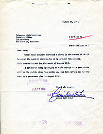 Bowie Kuhn Autographed Signed Letter