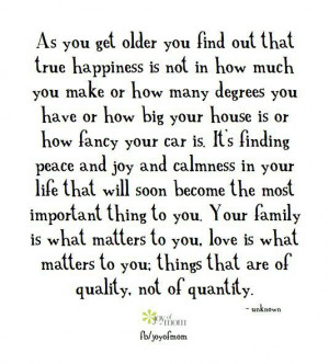 True happiness - God, family, love