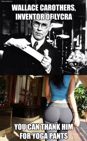 Good Guy Wallace Carothers inventor of yoga pants