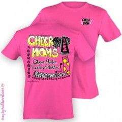 ... Funny Cheer Mom Cheerleader Girlie Bright T Shirt | SimplyCuteTees