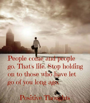 People come and go