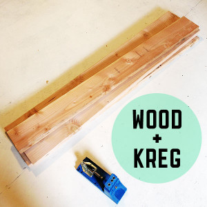 DIY Wood Plank Countertops