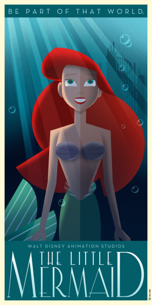 The Little Mermaid poster fanart by Chernin
