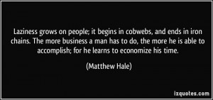 More Matthew Hale Quotes