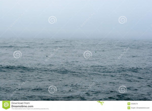 Foggy Ocean Sea Mist Stock Photography Image
