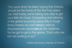 Better Place Dalton McGuinty Quote