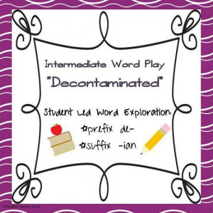 based word studies focusing on affix/root development with cooperative ...