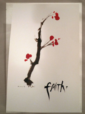 Spiritual Art Buddhist Faith Buddhism Red Blossoms by Tasteliberty, $8 ...