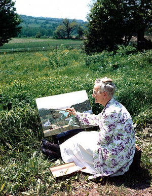 Grandma Moses Painting, 1939