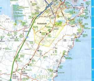 new hampshire state map $ 5 95 nh new hampshire manchester nh concord ...