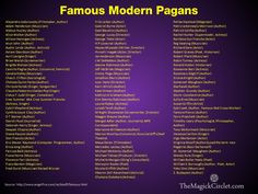 famous pagans