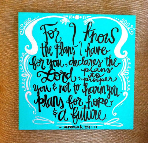 Bright bible verse canvas...love this scripture!! :)