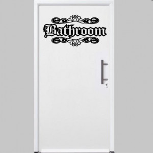 Funny Bathroom Door Quotes Designer - bathroom - door