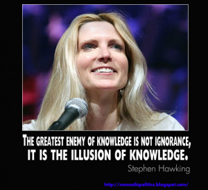 Quote Smackdown: Ann Coulter vs. Stephen Hawking