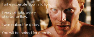 Paul Bettany as Geoffrey Chaucer in A Knight's Tale. I know it's rife ...