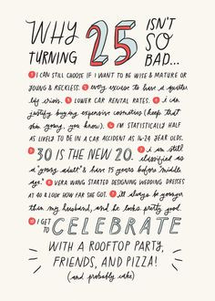 turn 25 things but party s celebrate birthday fun quotes facts quotes ...
